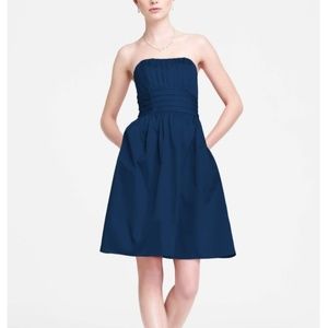 Host pick🎉David's Bridal Navy Dress with Pockets